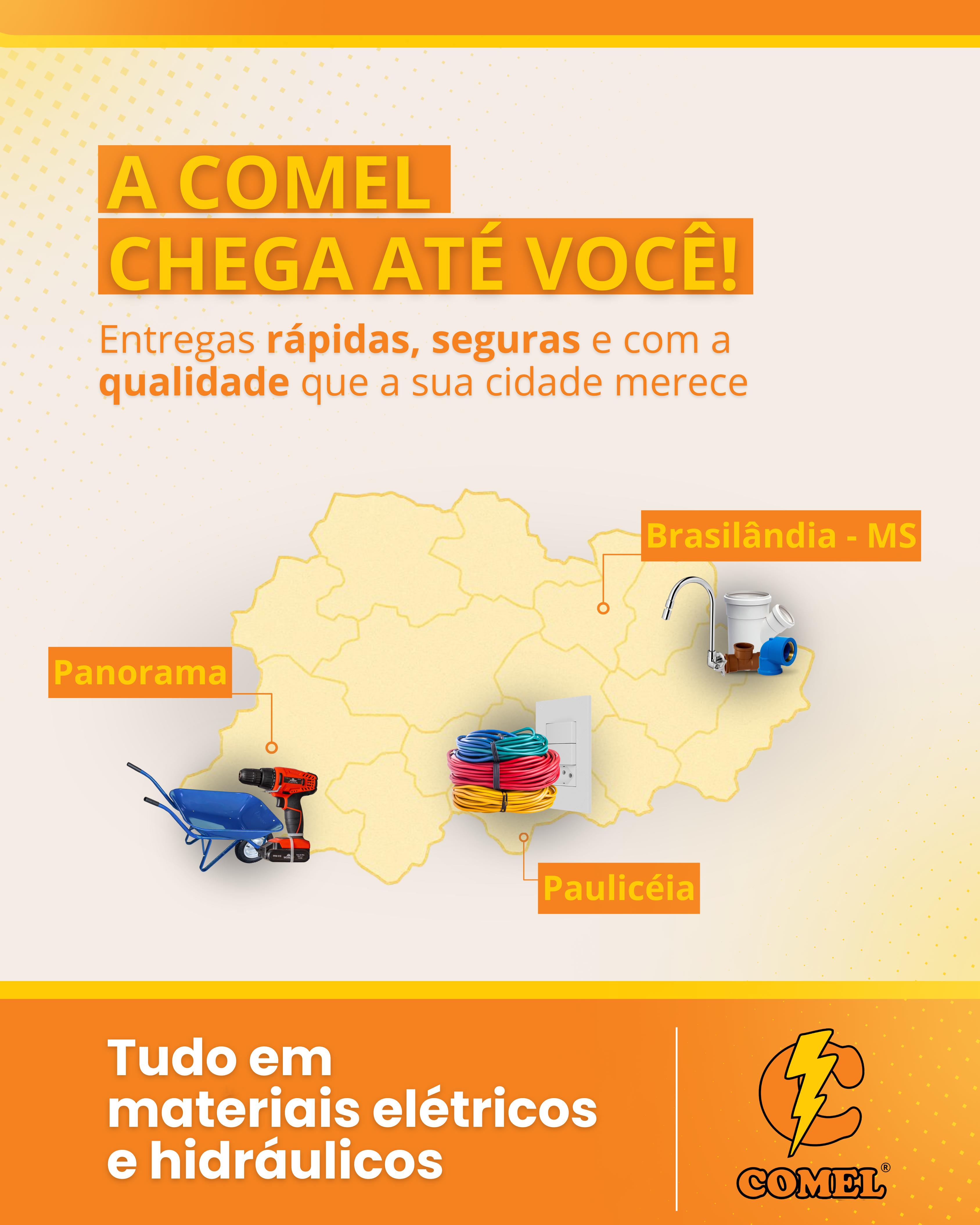 Região de atendimento: Brasilândia-MS e Panorama