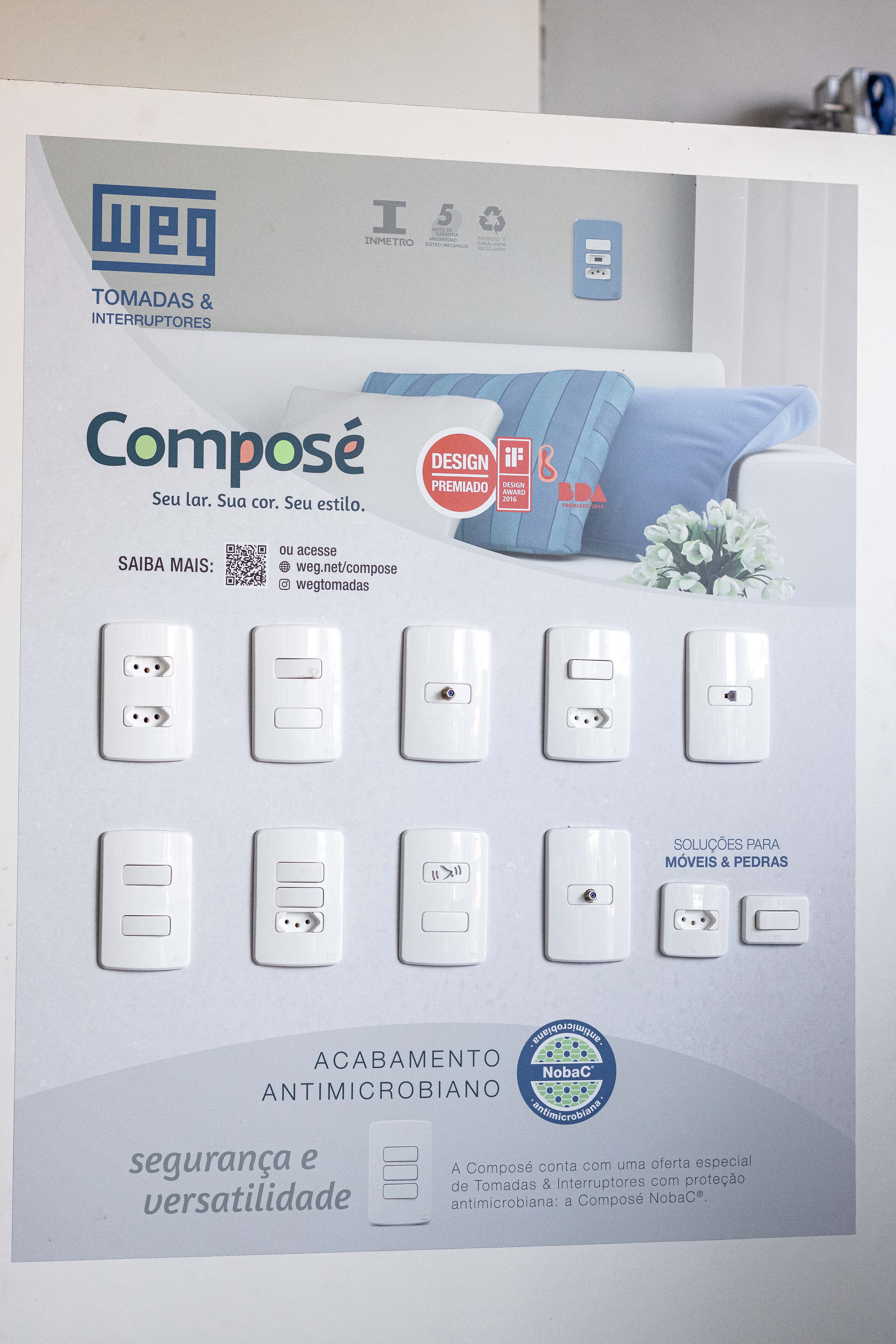 Tomadas e Interruptores